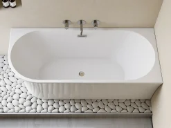 Banheira de canto direito - 201 L - 150 x 75 x 59 cm - Branco - Acrílico - PONTICOLA