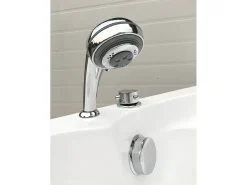 Banheira de canto NAVONA, 1 pessoa, 263 L, C135xL135xA54cm