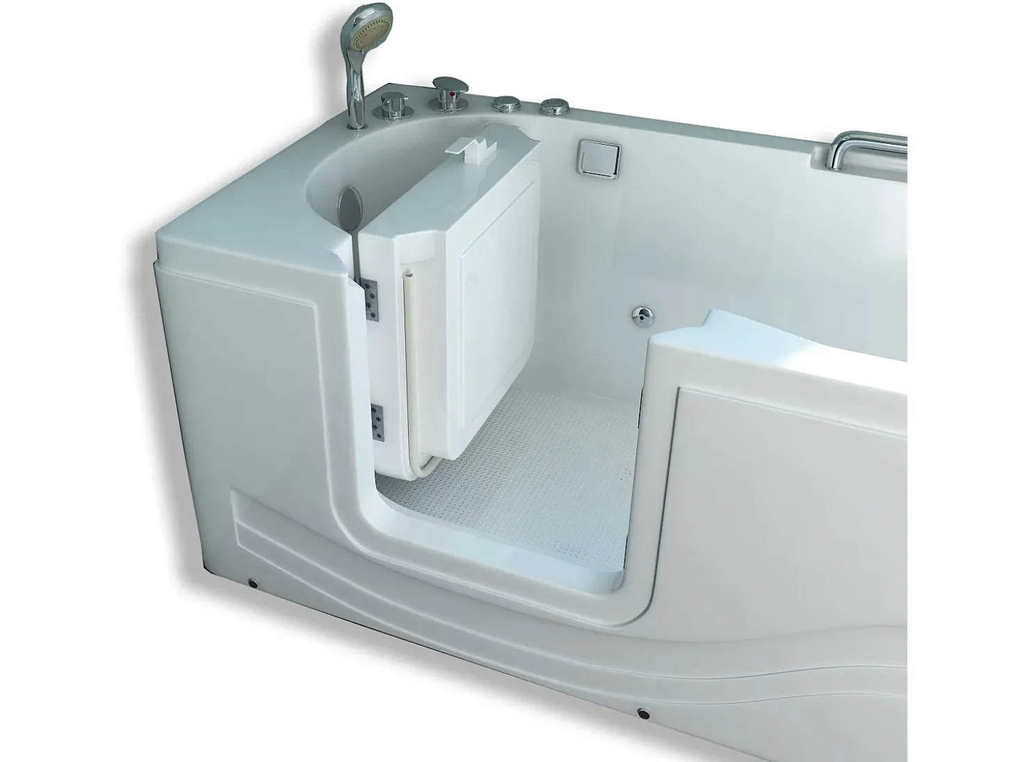 Banheira de hidromassagem com porta à esquerda 153 x 76 cm – Oleander