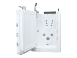 Banheira de hidromassagem com porta, 1 lugar, 220 L, 101,5 x 69 x 99 cm - BARUVA
