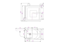 Banheira de hidromassagem com porta, 1 lugar, 220 L, 101,5 x 69 x 99 cm - BARUVA
