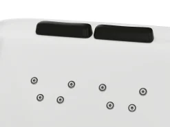 Banheira de hidromassagem branca - 2 lugares - 390 L - 180 x 120 x 60 cm - VOLUTA