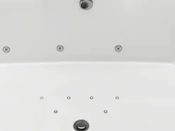 Banheira de hidromassagem branca - 2 lugares - 390 L - 180 x 120 x 60 cm - VOLUTA
