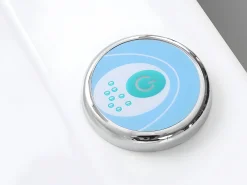 Banheira de hidromassagem com LEDs SIRGAO-1 lugar-155L-75x150cm-Branca