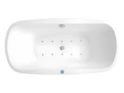 Banheira de hidromassagem com LEDs SIRGAO-1 lugar-155L-75x150cm-Branca