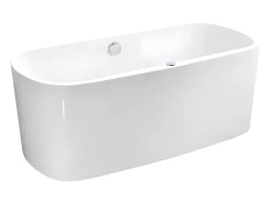 Banheira de hidromassagem com LEDs SIRGAO-1 lugar-155L-75x150cm-Branca