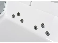 Banheira de hidromassagem 170 X 120 cm 8 jatos com vidro panorâmico - Gemma