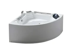 Banheira de hidromassagem branca 135 X 135 cm 6 jatos - Sage