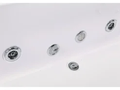Banheira de hidromassagem branca Cromoterapia 180 X 90 cm 16 jatos - Eden
