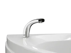 Banheira de hidromassagem branca, 1 lugar, C150 x A56 x L100 cm, canto reto, LUANA