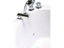 Banheira de hidromassagem 180 X 96 cm com vidro frontal 9 jactos - Jasmine
