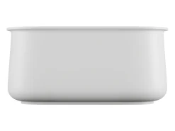 Banheira de ilha branca fosca - 130 x 74 x 60 cm - 195 L - CALDRIA