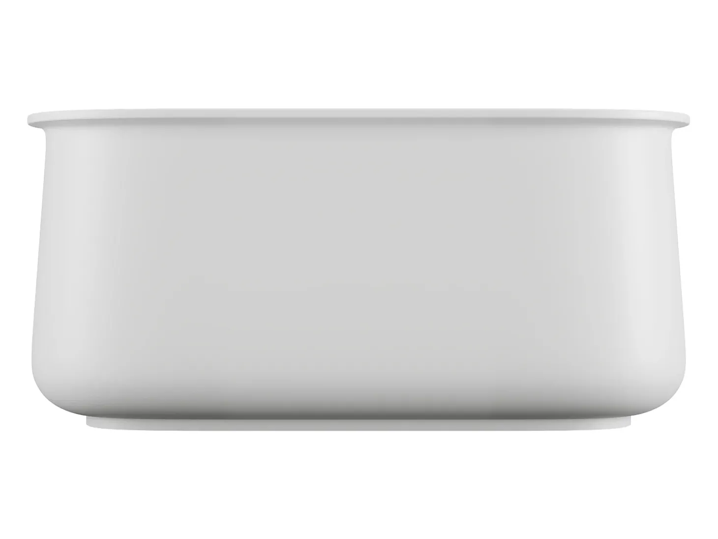 Banheira de ilha branca fosca - 130 x 74 x 60 cm - 195 L - CALDRIA