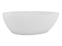 Banheira de instalação livre - 245 L - 160 x 82 x 58 cm - Branco fosco - Acrílico - APULIA