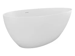 Banheira de instalação livre - 245 L - 160 x 82 x 58 cm - Branco fosco - Acrílico - APULIA