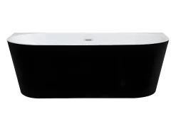 Banheira design dimensões: 170*75*58 cm - 245 L - Preta - DIVINA