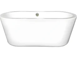 Banheira exenta moderna 170 x 80 cm branca - Royal