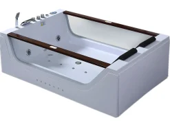 Banheira hidromassagem branca 180 X 120 cm 18 jatos - Pearl