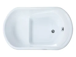 Banheira oval PICCOLA 1 lugar de 240L, acrílico reforçado