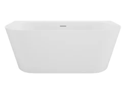 Banheira semiclássica 230 l, 160 x 75 x 58 cm branco fosco, acrílico - AMOBIA