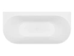 Banheira semiclássica 230 l, 160 x 75 x 58 cm branco fosco, acrílico - AMOBIA