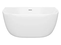 Banheira semiclássica branca 167 L acrílico 130 x 72 x 58 cm - AMOSARI