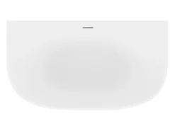 Banheira semiclássica branca 167 L acrílico 130 x 72 x 58 cm - AMOSARI