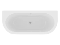 Banheira semiclássica com pés 190 L, 170 x 74 x 62 cm, acrílico branco - SPARUS