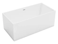 Banheira semiclássica retangular branca de 202 L, 150 x 75 x 58 cm, PIKAIA