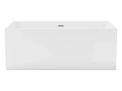 Banheira semiclássica retangular branca de 202 L, 150 x 75 x 58 cm, PIKAIA