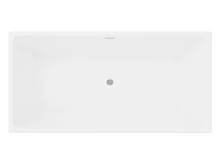 Banheira semiclássica retangular branca de 202 L, 150 x 75 x 58 cm, PIKAIA