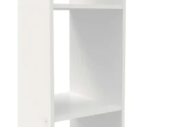Barbara Quarto Parede Camarim 4 Prateleiras Bar Branco 123x180x40 cm