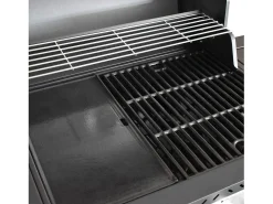 Barbecue a gás FIDGI 3 com termómetro - 3 queimadores + fogão de 11,5kW