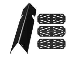 Barra de Cobre-queimador e Difusor SucceBuy de Calor para Churrasqueira 8PCs, Defletor de Gordura para Queimador 43,5 cm, para Weber Genesis II 310, 315, 335, 340