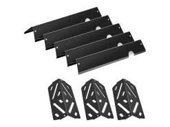 Barra de Cobre-queimador e Difusor SucceBuy de Calor para Churrasqueira 8PCs, Defletor de Gordura para Queimador 43,5 cm, para Weber Genesis II 310, 315, 335, 340