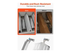 Barras de Cobre-queimadores e Difusor SucceBuy de Calor 7PCs, Defletor de Gordura para Queimador 44,6 cm, para Churrasqueiras Weber Genesis Série 300