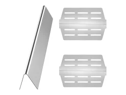 Barras de Cobre-queimadores e Difusor SucceBuy de Calor 7PCs, Defletor de Gordura para Queimador 44,6 cm, para Churrasqueiras Weber Genesis Série 300