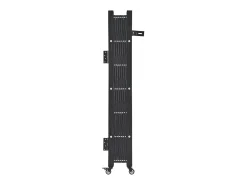 Barreira de Segurança SucceBuy Extensível de 190 x 131 cm, Portão de Tesoura Simples, Travável e Retrátil, em Aço Sólido, para Entrada, Garagem