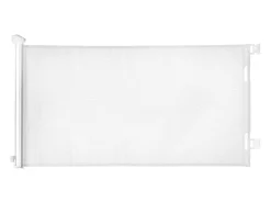 Barreira de Segurança SucceBuy Extensível, Cerca em Malha 143 cm de Largura e 79,5 cm de Altura, Barreira Retrátil para Animais de Estimação