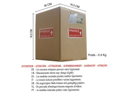 Base da lâmpada TOSEL CYLINDRE madeira cilindro vermelho D8 x H10,5 cm