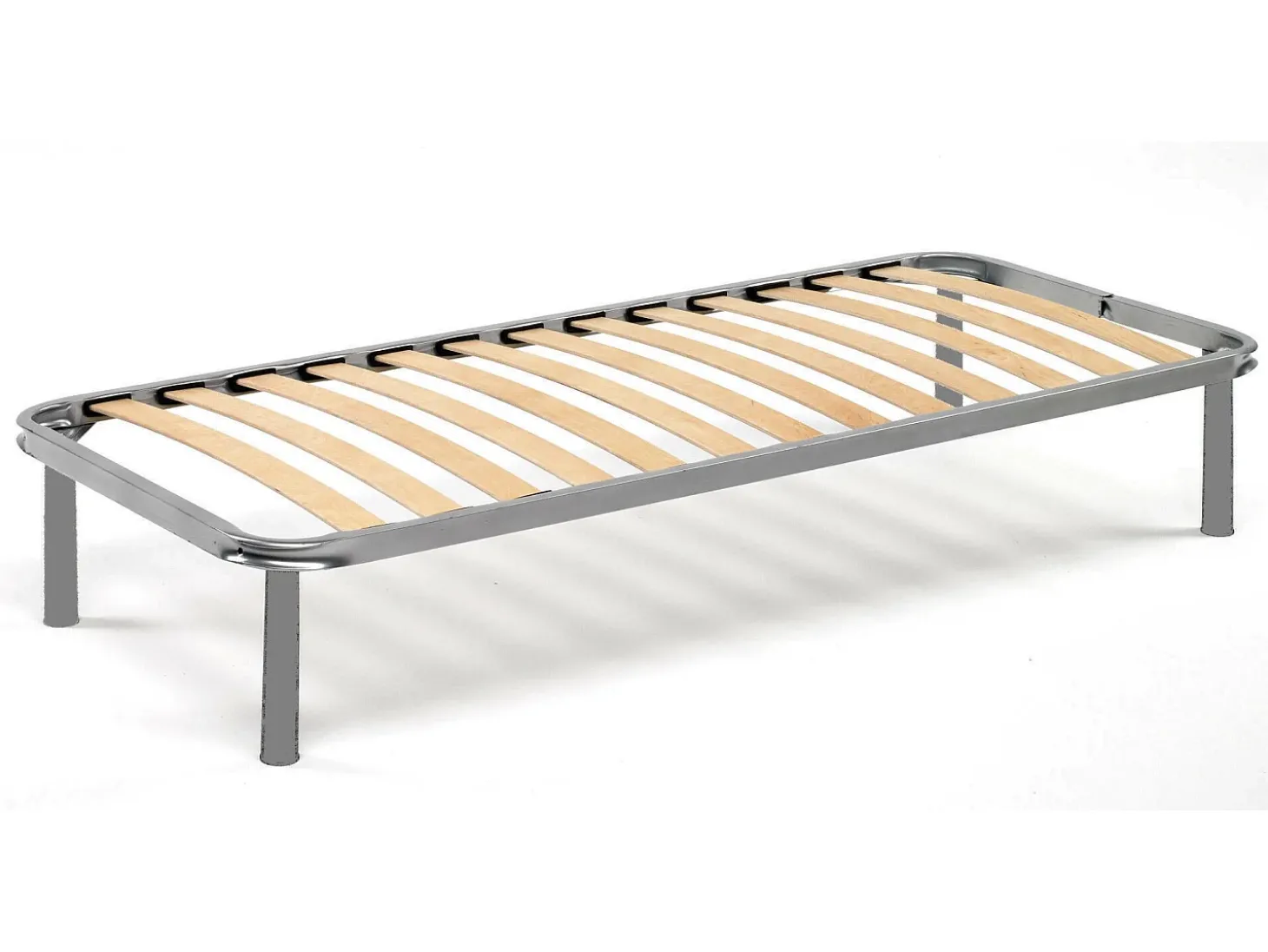 Base de cama individual Dgori, base ortopédica em contraplacado de bétula com 13 ripas, 100% Fabricado em Itália, 90x180h 34 cm