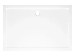 Base de chuveiro bandeja de chuveiro banheiro lavabo box de chuveiro casa interior retangular 80x120 cm ABS branca 02_0001954