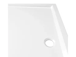 Base de chuveiro bandeja de chuveiro banheiro lavabo box de chuveiro casa interior retangular 80x120 cm ABS branca 02_0001954