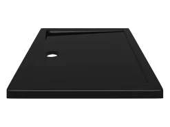 Base de chuveiro bandeja de chuveiro banheiro lavabo box de chuveiro casa interior retangular ABS preta 70 x 90 cm 02_0001955