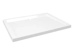 Base de chuveiro bandeja de chuveiro banheiro lavabo sala de banho casa interior retangular ABS 70 x 90 cm branca 02_0001946