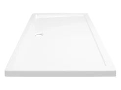 Base de chuveiro bandeja de chuveiro banheiro lavabo sala de banho casa interior retangular ABS 70 x 120 cm branca 02_0001949