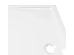 Base de chuveiro bandeja de chuveiro banheiro lavabo sala de banho casa interior retangular ABS 70 x 120 cm branca 02_0001949