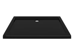 Base de chuveiro bandeja de chuveiro banheiro lavabo box de chuveiro casa interior retangular 80x100 cm ABS preta 02_0001956