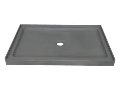 Base de chuveiro em betão C121,5 x L81,5 x A9,5 cm RIAZOS