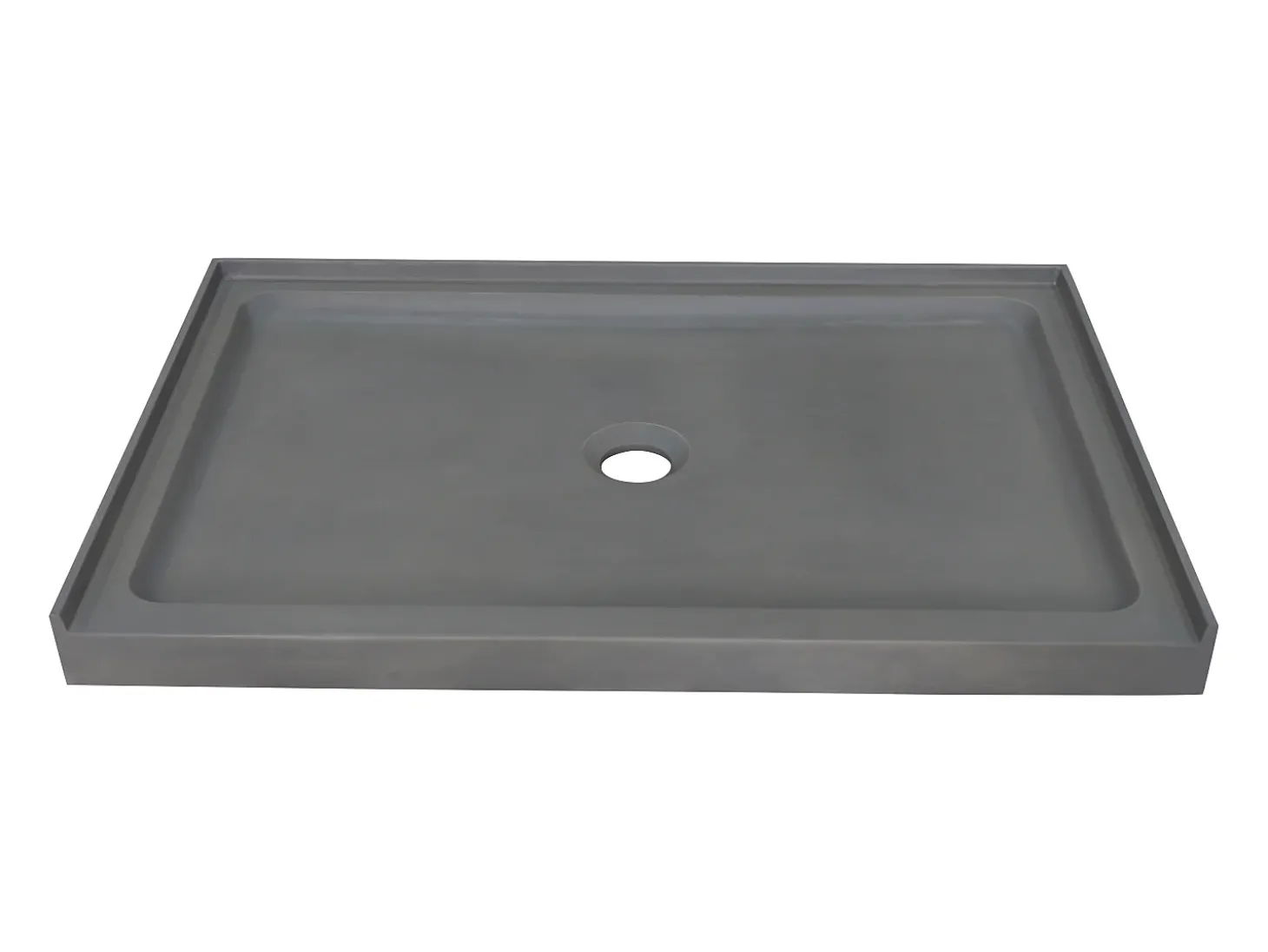 Base de chuveiro em betão C121,5 x L81,5 x A9,5 cm RIAZOS
